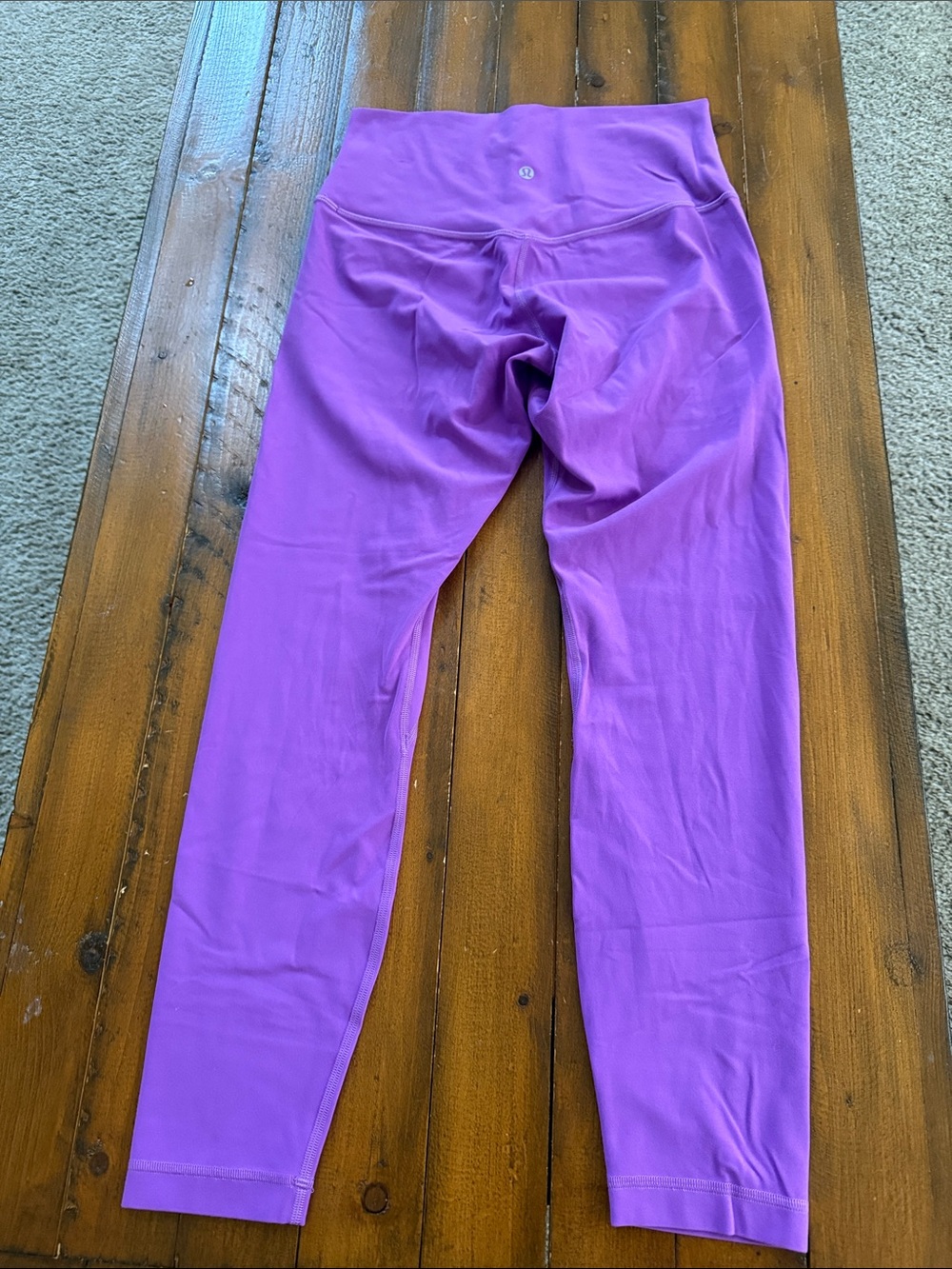 lululemon athletica women's Bright Purple High-Waist Leggings